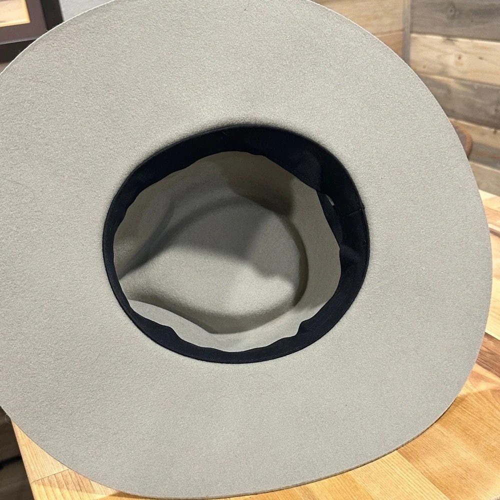 Stylish Gray Fedora with Blue Band